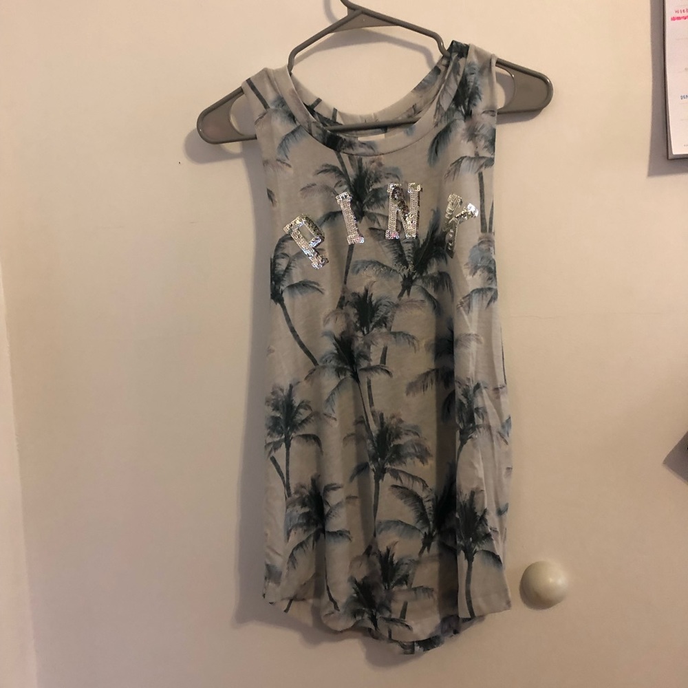 Victoria secret PINK palm tree tank